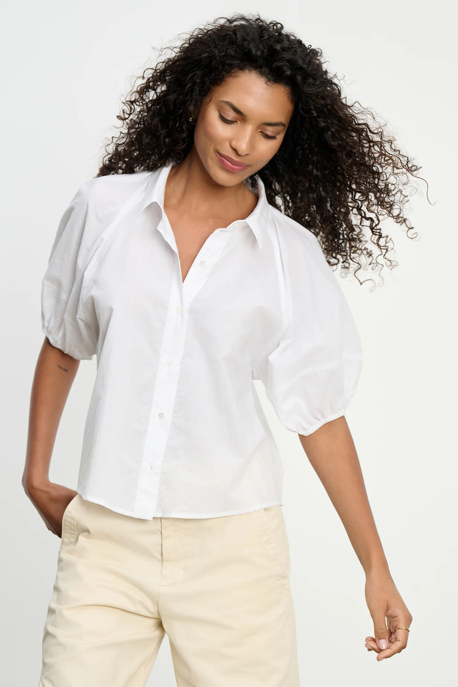 AUTUMN SHIRT IN WHITE - Image 6