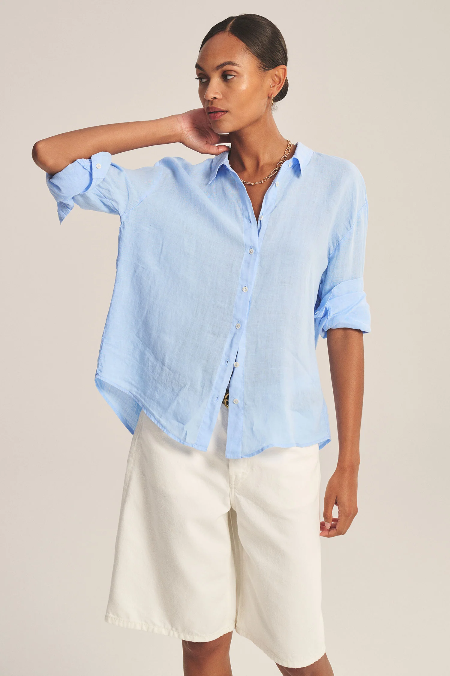 BRIGHTON LINEN SHIRT IN SAILBOAT - Image 4