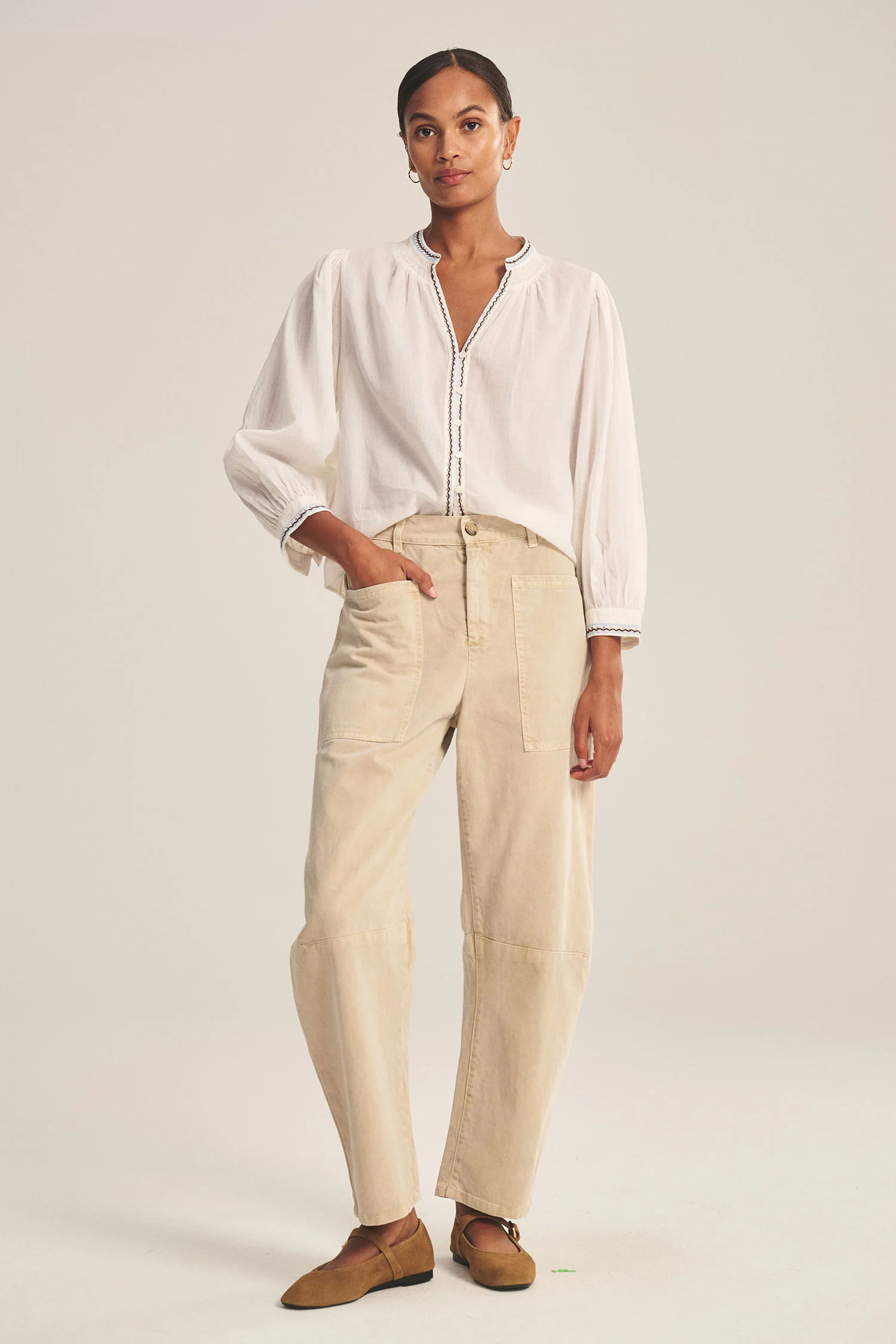 BRYLIE TROUSER IN AUTUMN - Image 2