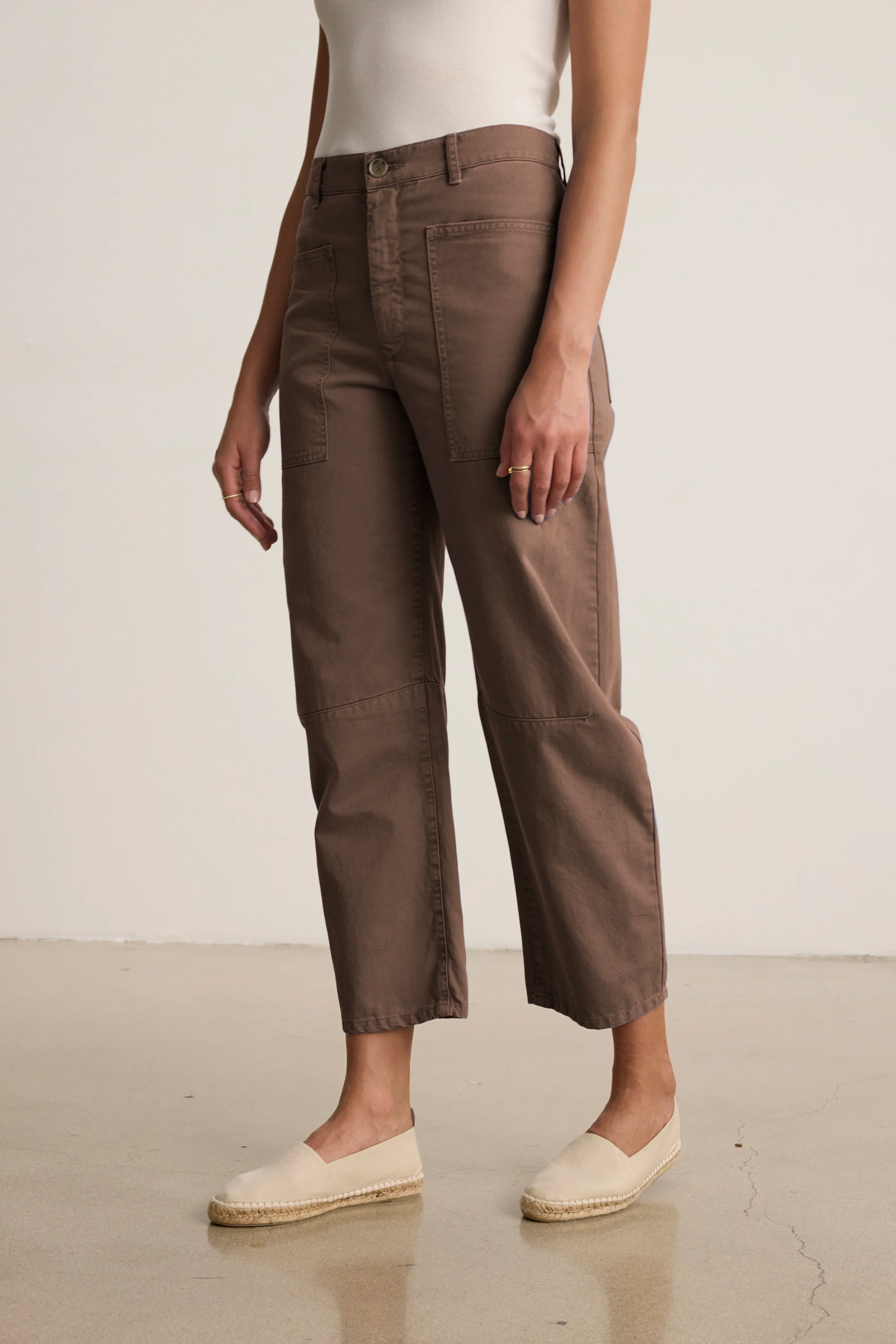BRYLIE TROUSER IN CHOCOLATE - Image 2