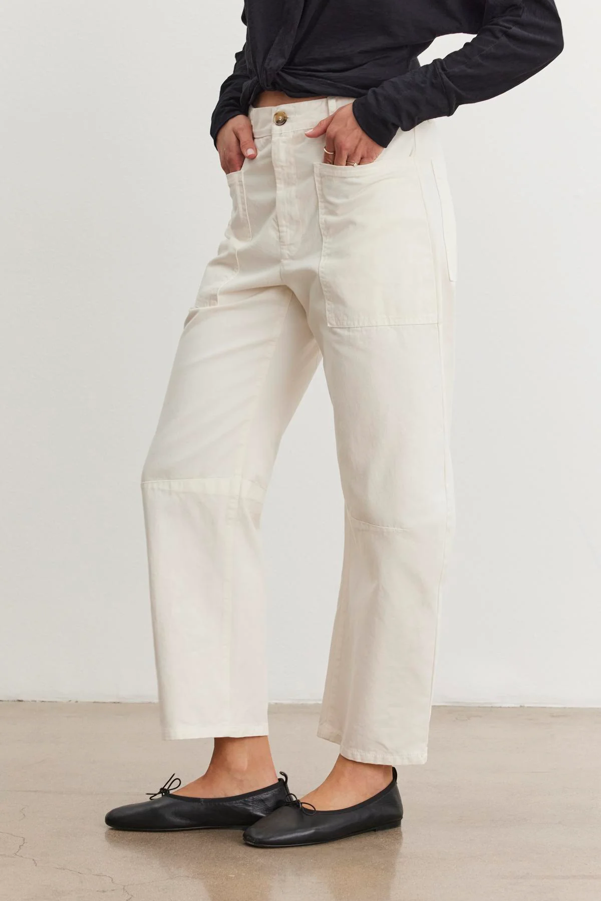 BRYLIE TROUSER IN IVORY - Image 3