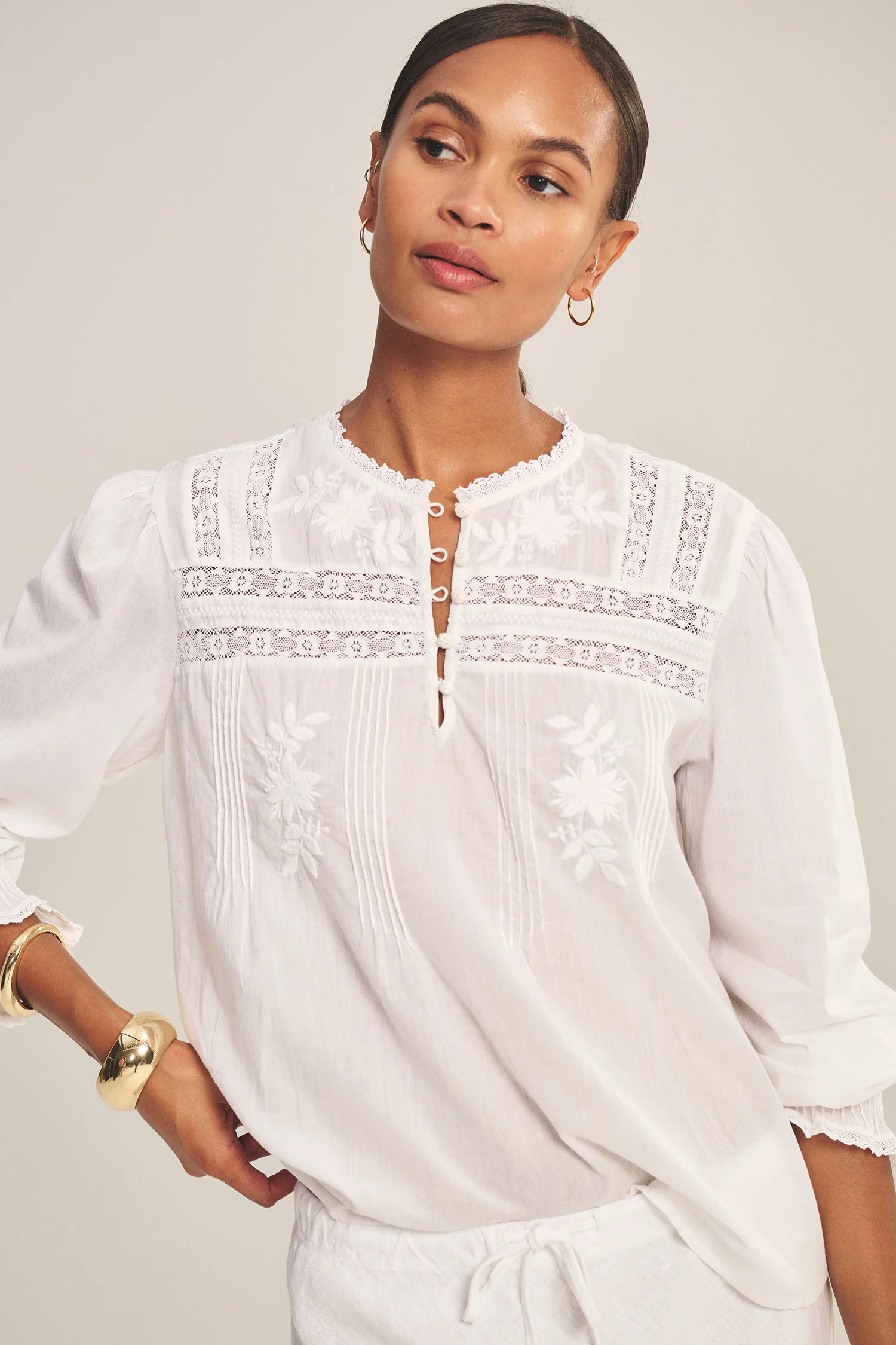 BYRDIE SHIRT IN WHITE - Image 6