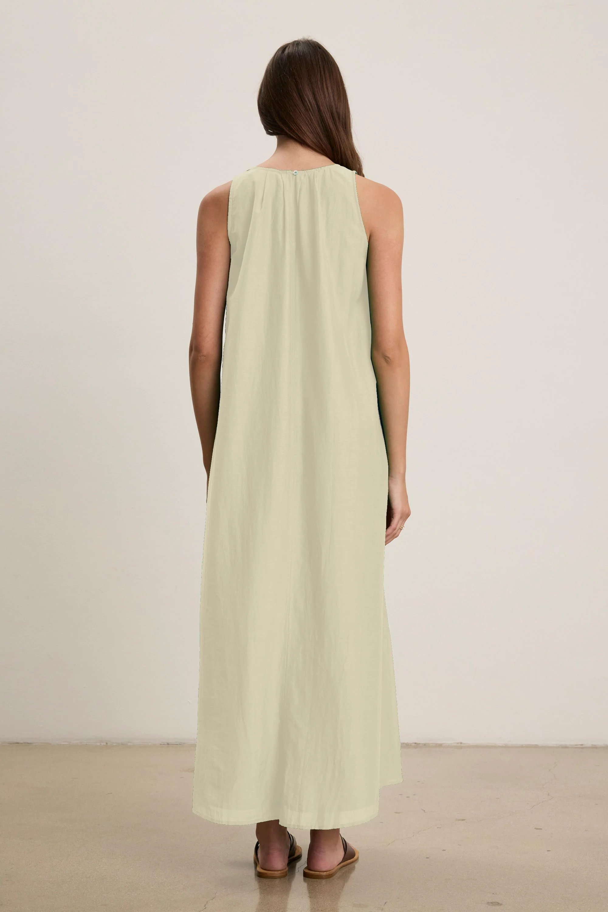 CAROL DRESS IN CHALK - Image 2