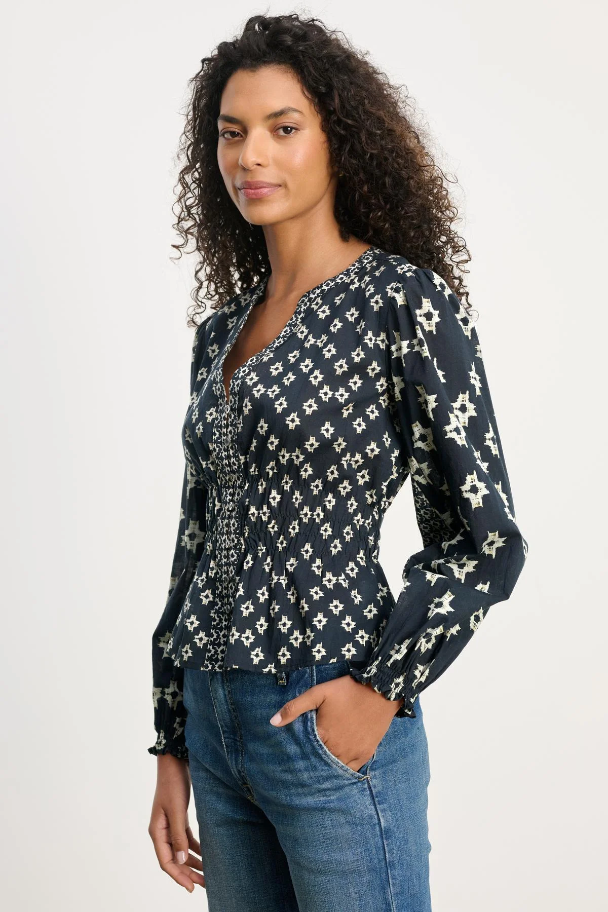 CHARLOTTE TOP IN MIDNIGHT - Image 4