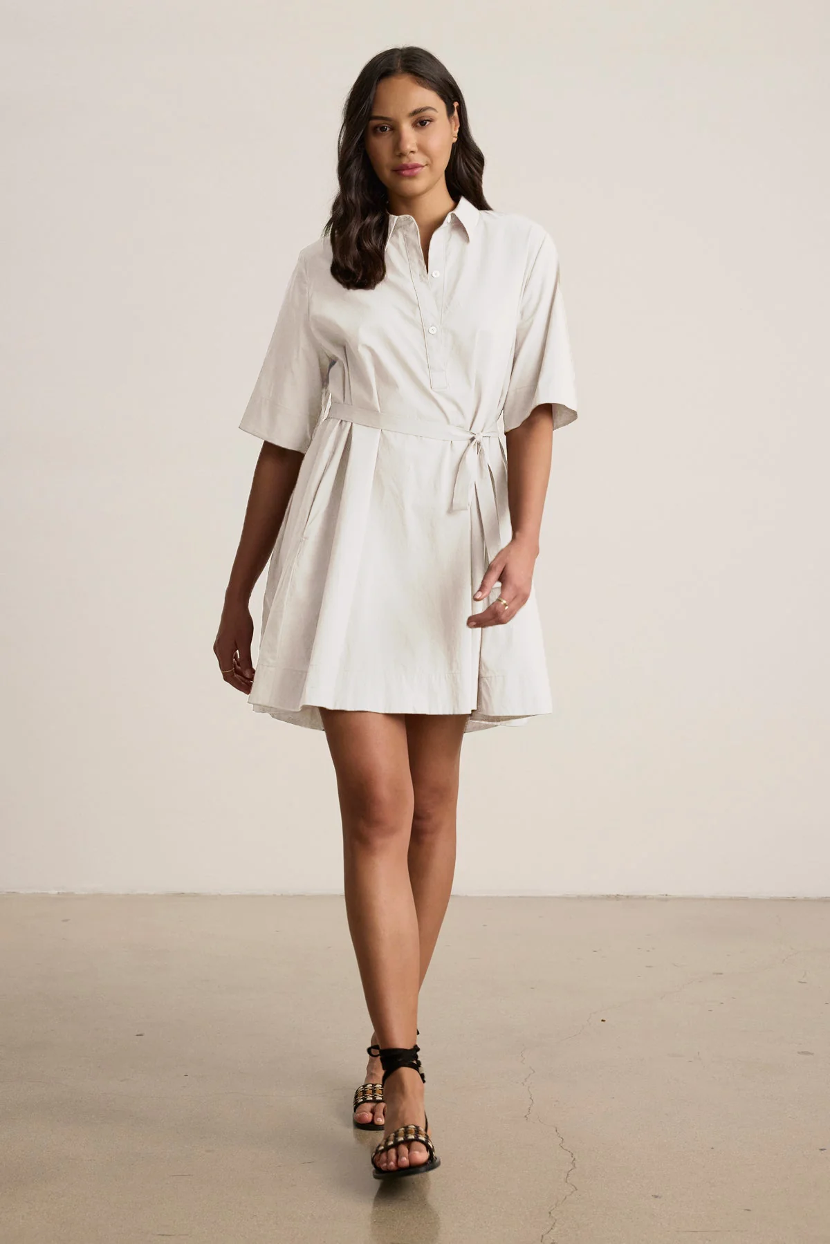 DRIANA DRESS IN BONE