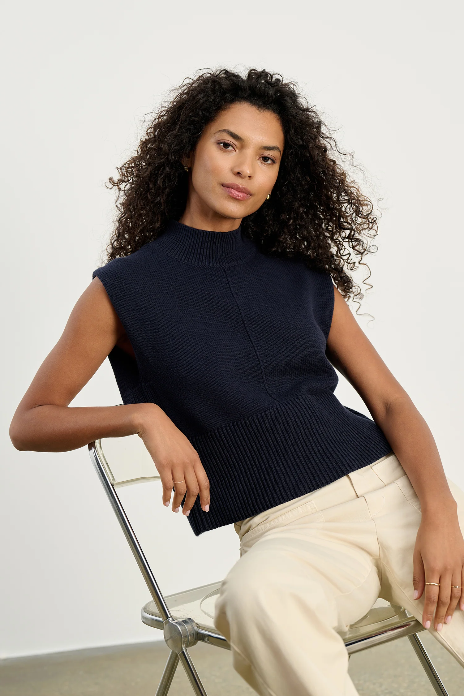ELECTRA TOP IN NAVY - Image 6