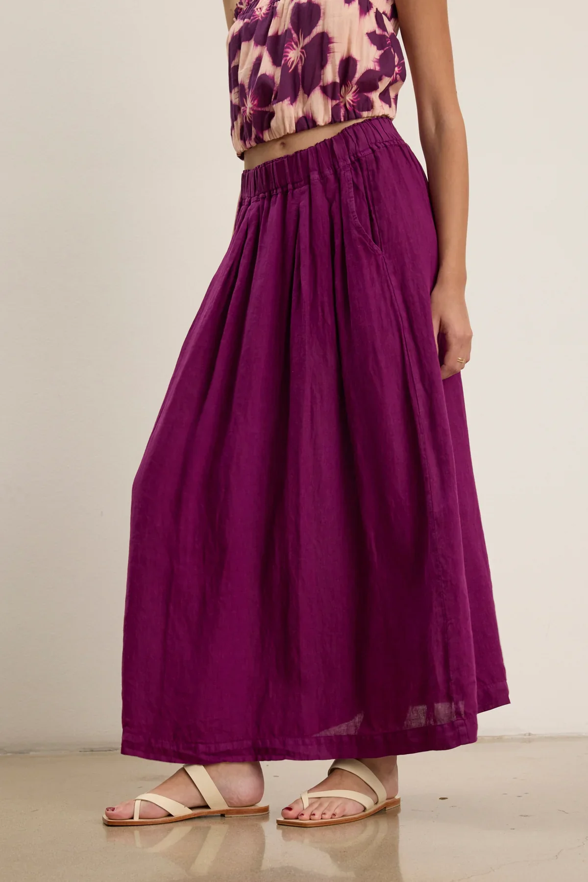 LINDA SKIRT IN GRAPE - Image 4