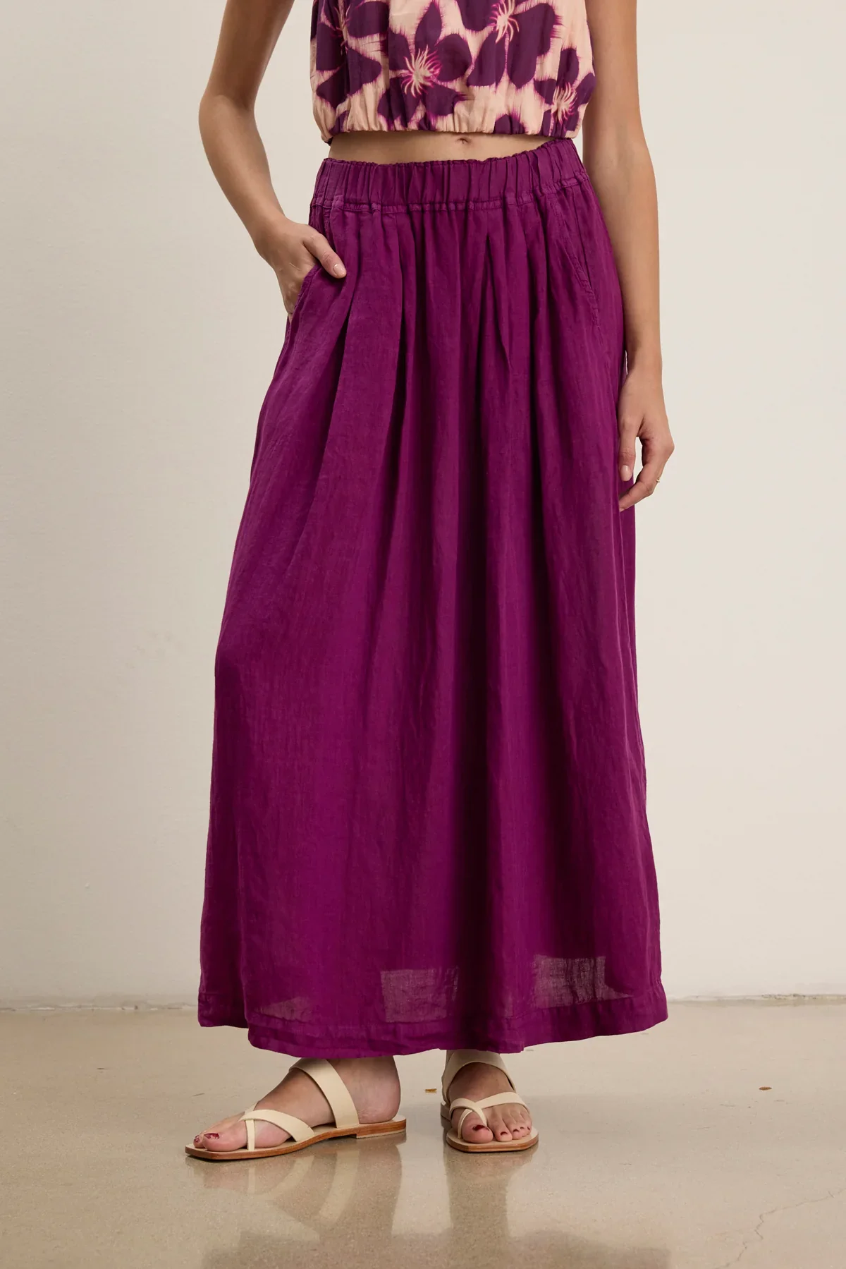 LINDA SKIRT IN GRAPE - Image 5