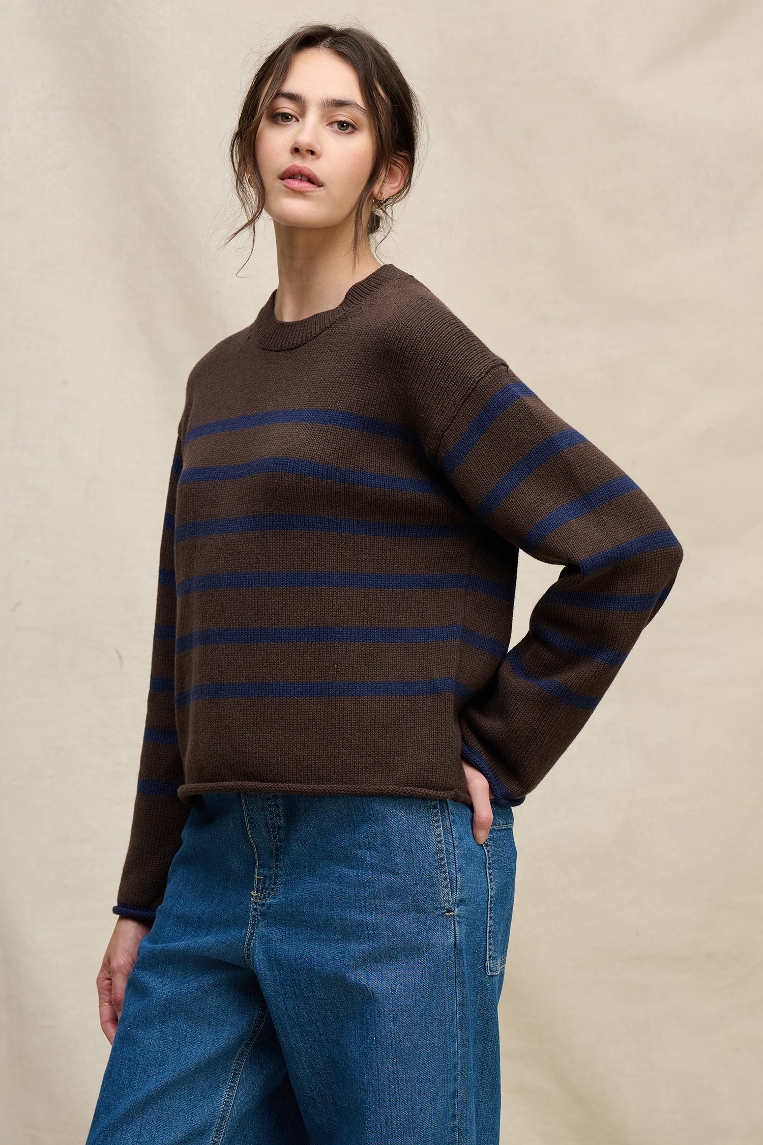 LUCIA SWEATER IN ESPRESSO - Image 5