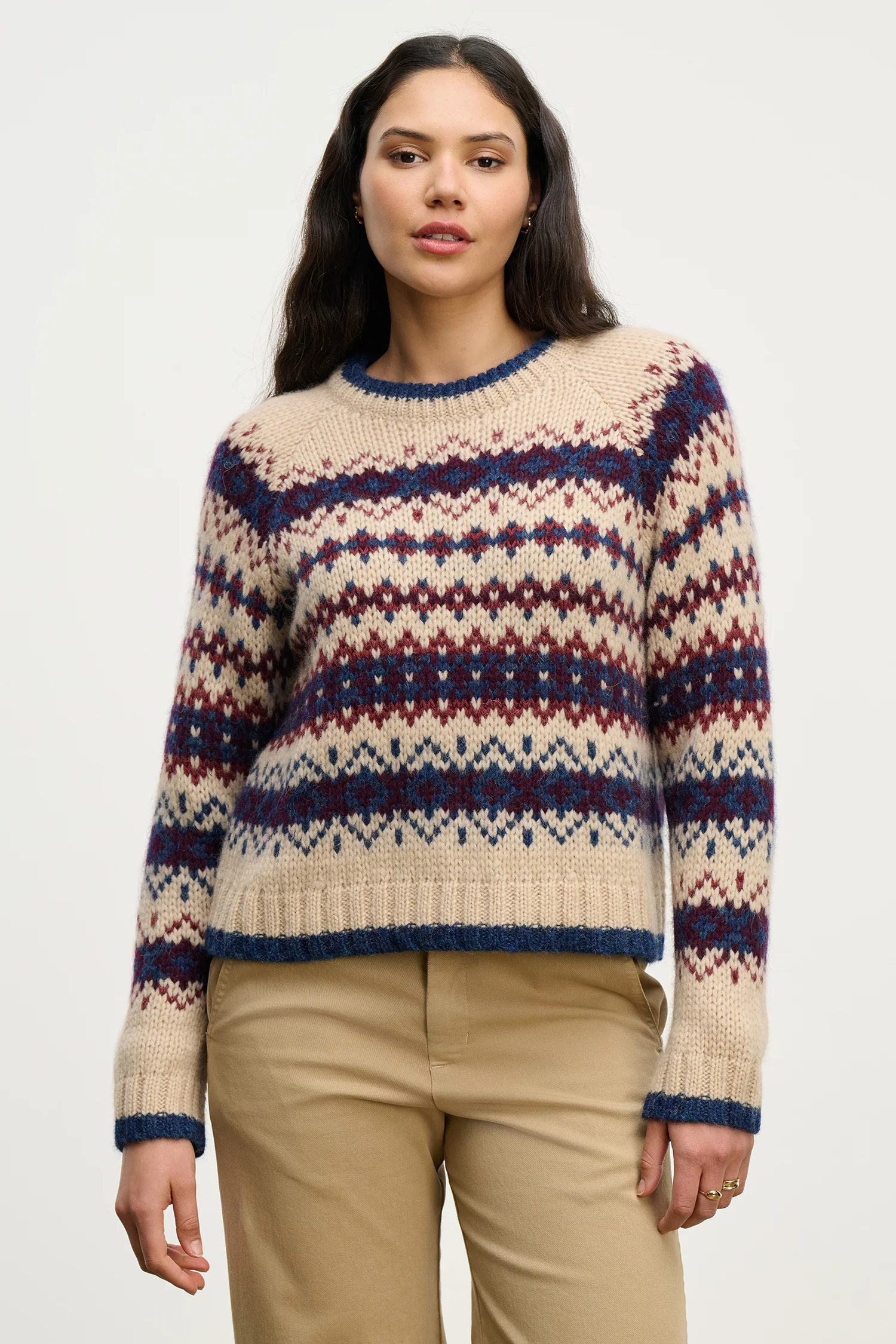 MAKENA ALPACA SWEATER IN MULTI - Image 2