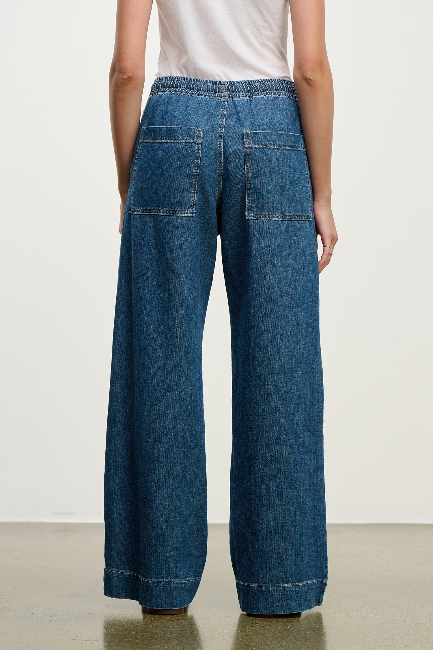 MIRA DENIM TROUSER IN CLASSIC - Image 5