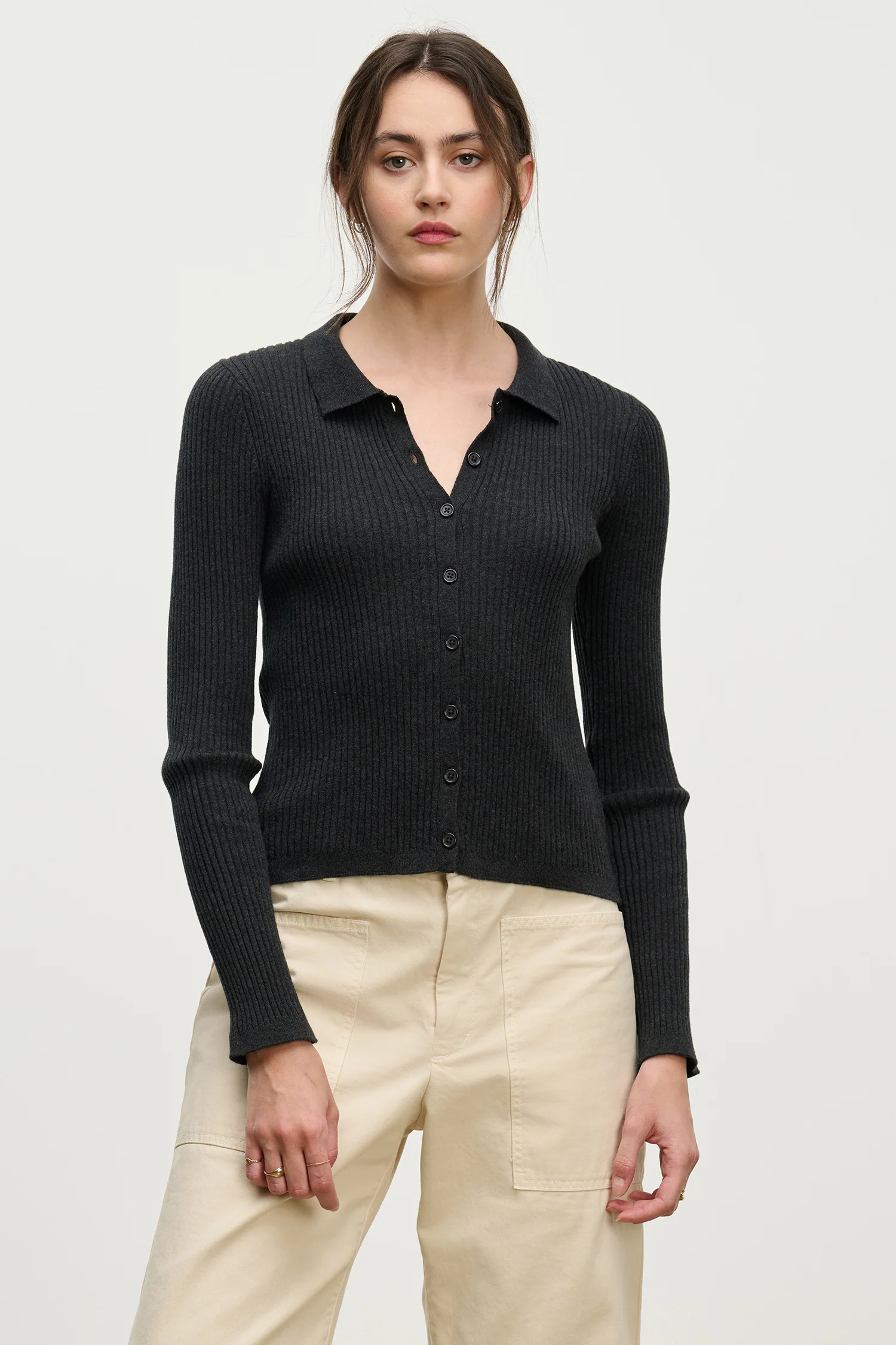 NIKKI CARDIGAN IN BLACK - Image 3