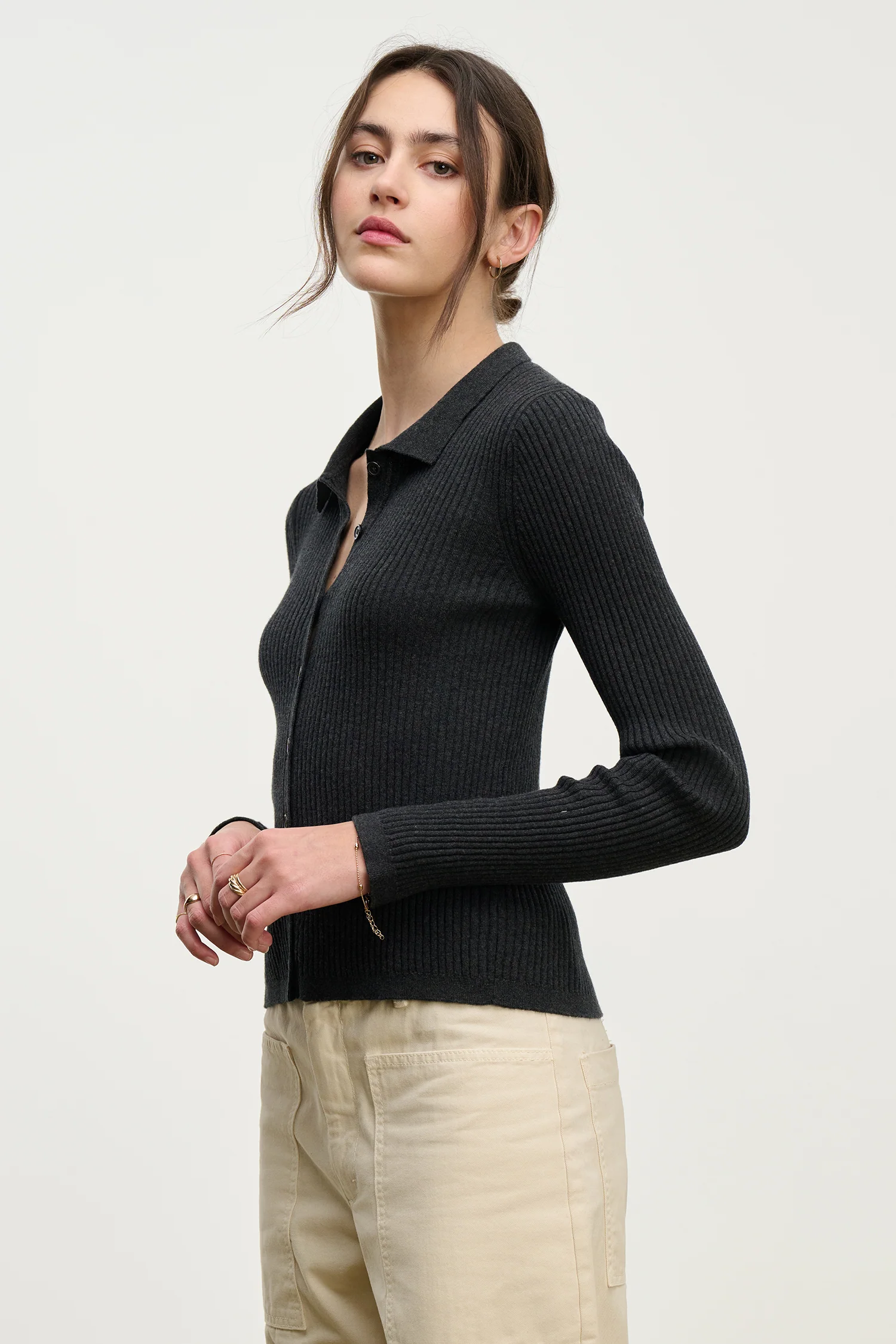 NIKKI CARDIGAN IN BLACK - Image 5