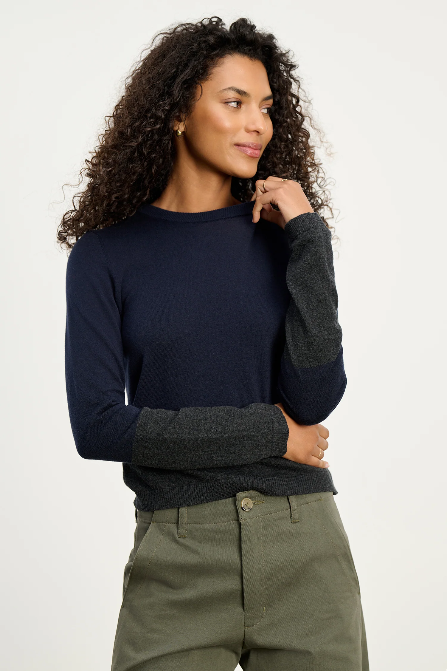 ROXY SWEATER IN NAVY - Image 6
