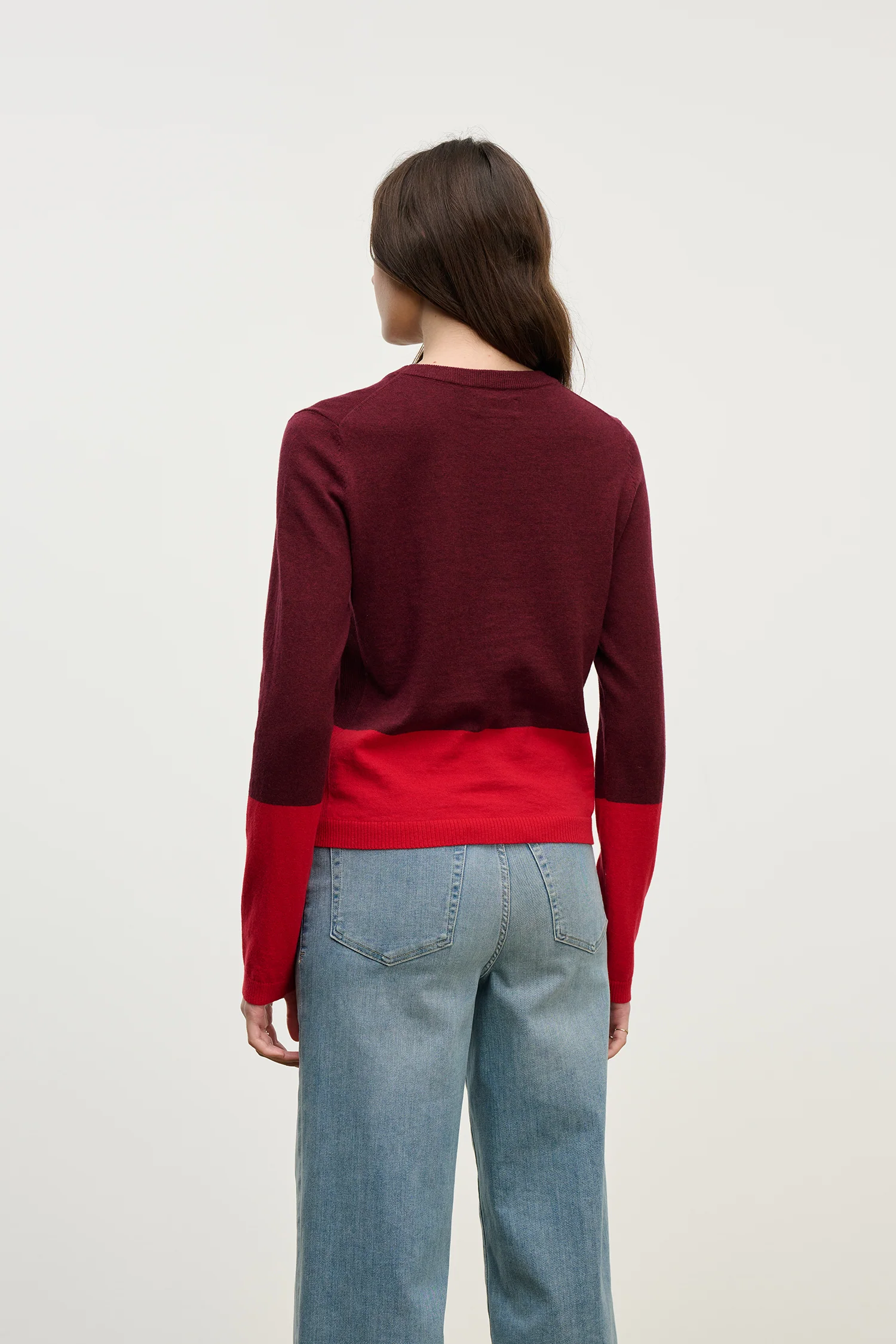 ROXY SWEATER IN SYRAH - Image 3