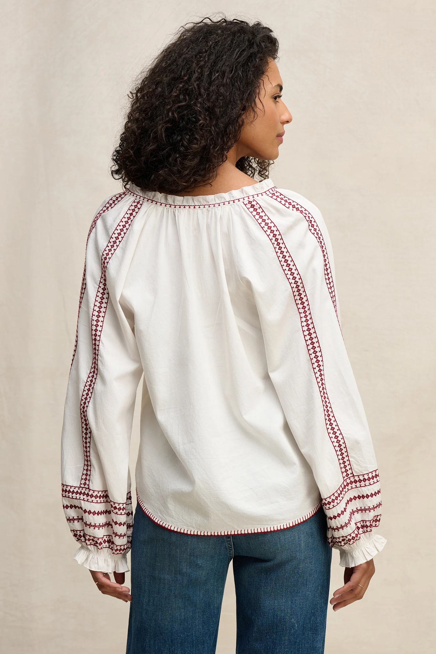 SCARLETT TOP IN CREAM - Image 5