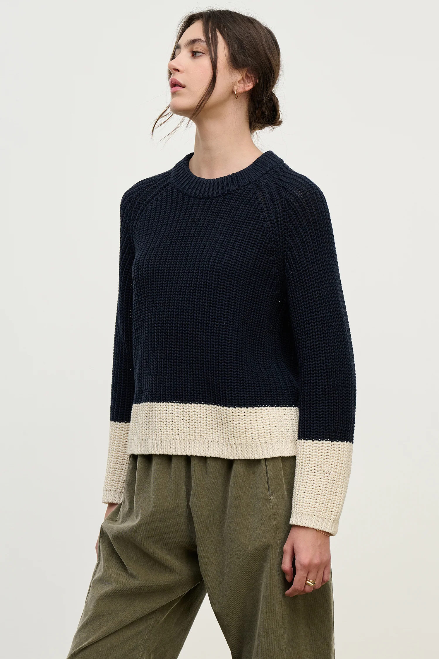 SHAY SWEATER IN NAVY - Image 5