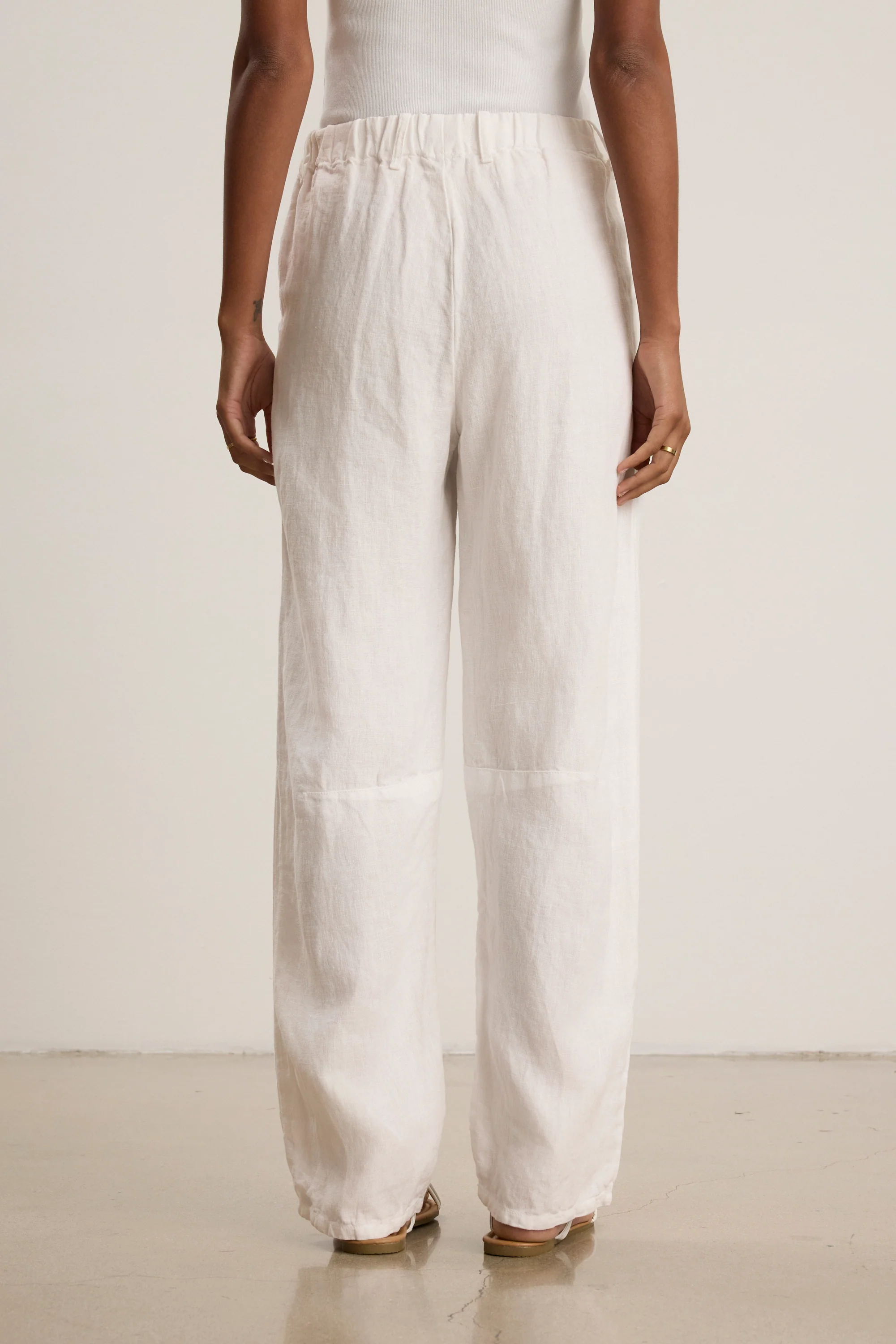 TAYLOR TROUSER IN CHALK - Image 4
